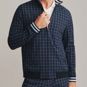 Men's Rhone Dune Windowpane Golf Jacket size M